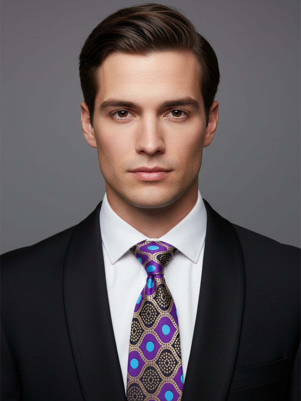 Men's Premium Printed Silk Tie -- Formal & party Wear. - Image 3