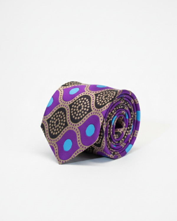 Men's Premium Printed Silk Tie -- Formal & party Wear.