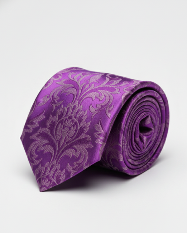 Dark Pink Designer Neck Tie ? Elegant & Stylish